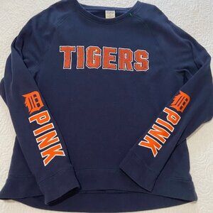Victorias Secret PINK Bling Sequins Detroit Tigers Sweatshirt Medium